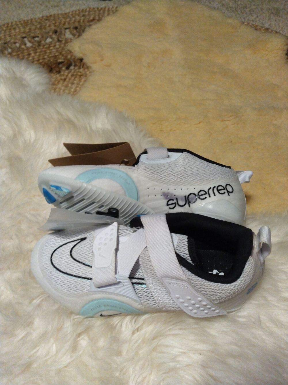 Nike Womens SuperRep Cycle 2 Next Nature Cycling Shoes DH3395-100 Size 7 NEW